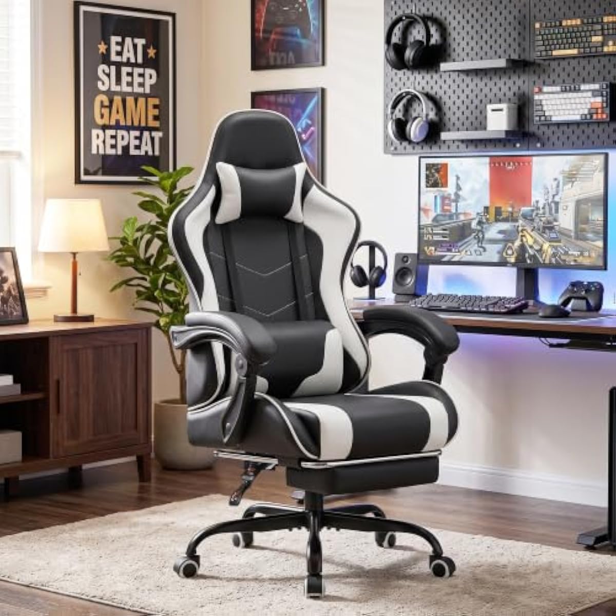 เก้าอี้เกมมิ่งพร้อมที่นั่งปรับ - Massage บทวิจารณ์และราคา