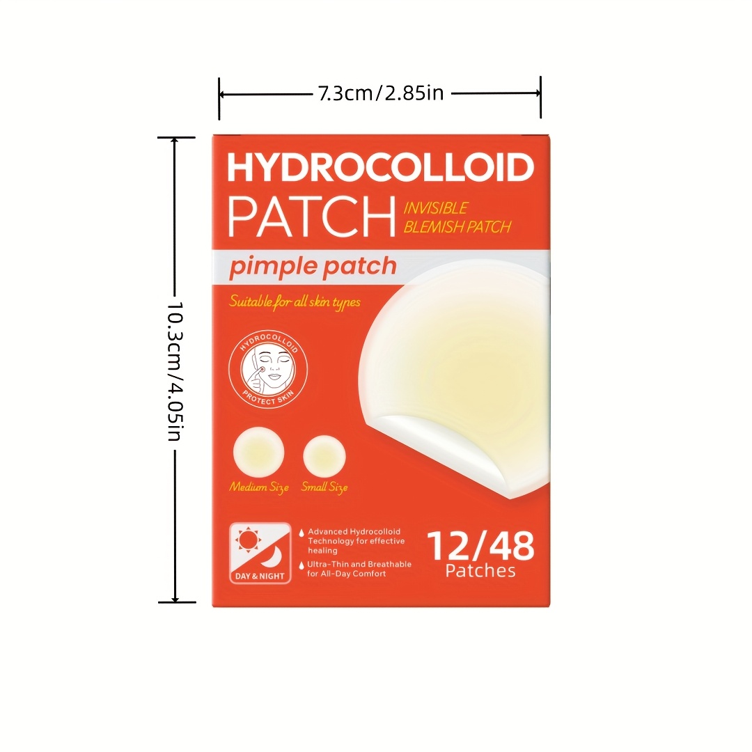 แผ่นแปะสิวไฮโดรคอลลอยด์ 48 ชิ้ - Hydrocolloid Pimple Patch บทวิจารณ์และราคา