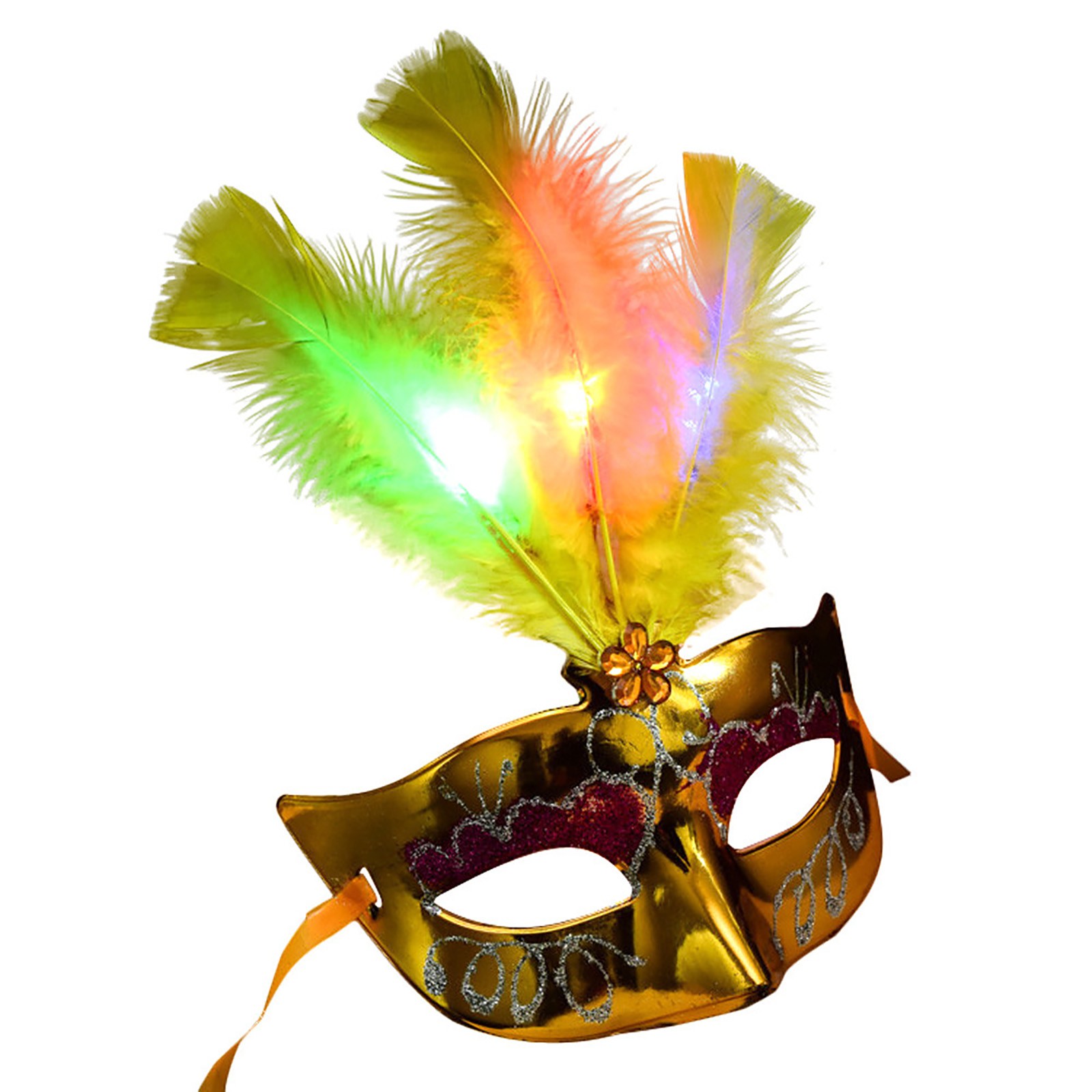 Glowing Feather หน้ากาก LED เว - Led Light Therapy Face Mask บทวิจารณ์และราคา
