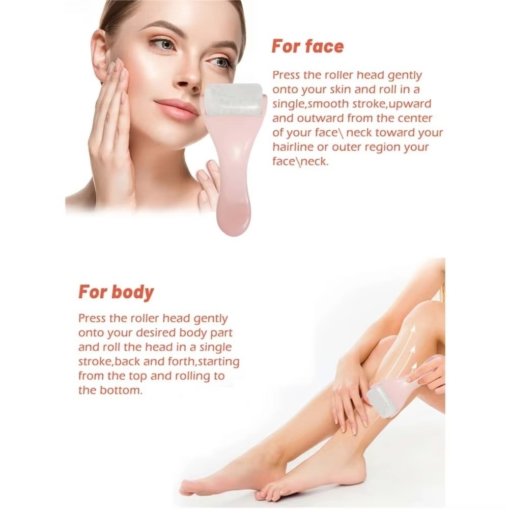 ลูกกลิ้งเจลน้ำแข็งสำหรับใบหน้า - Face Ice Roller Puffiness บทวิจารณ์และราคา
