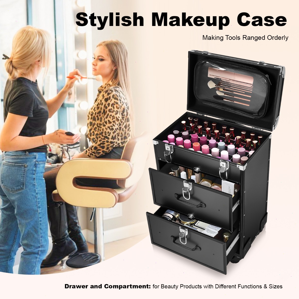 กระเป๋าเครื่องสำอางสำหรับมืออา - Makeup บทวิจารณ์และราคา