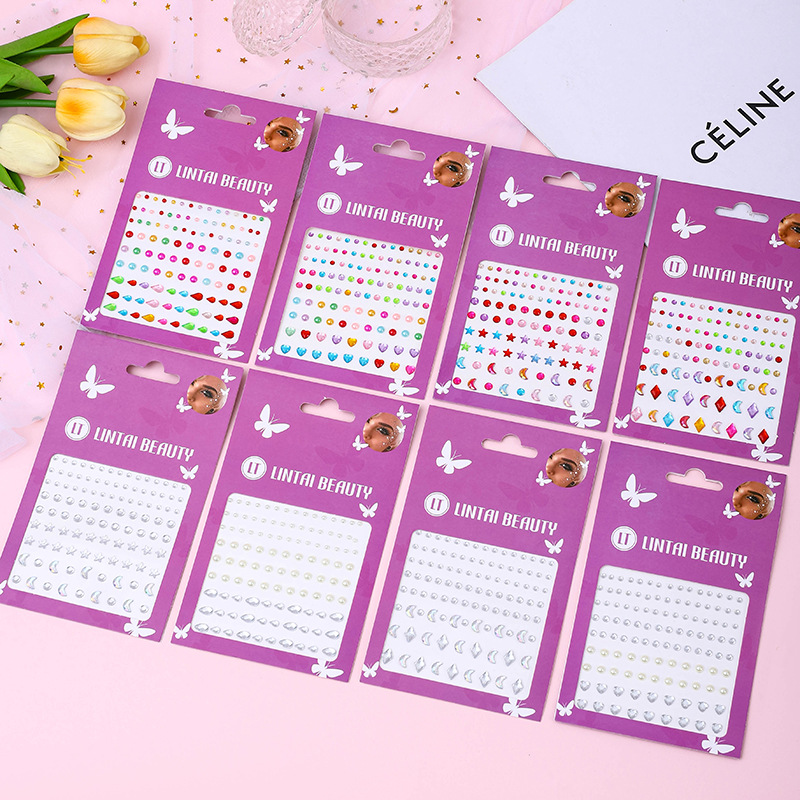 สติกเกอร์ติดหน้ารูปหยดน้ำ กันน - Nail Art บทวิจารณ์และราคา