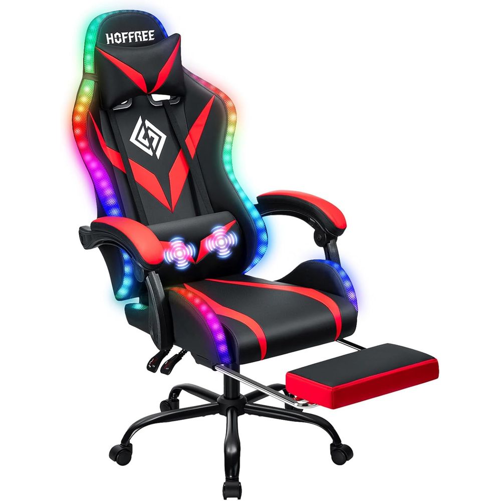 เก้าอี้เล่นเกมพนักพิงสูงตามหลั - Massage บทวิจารณ์และราคา
