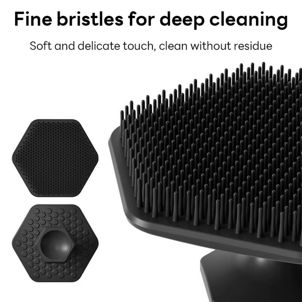 แปรงทำความสะอาดผิวหน้าซิลิโคน  - Silicone Face Scrubber Electric บทวิจารณ์และราคา
