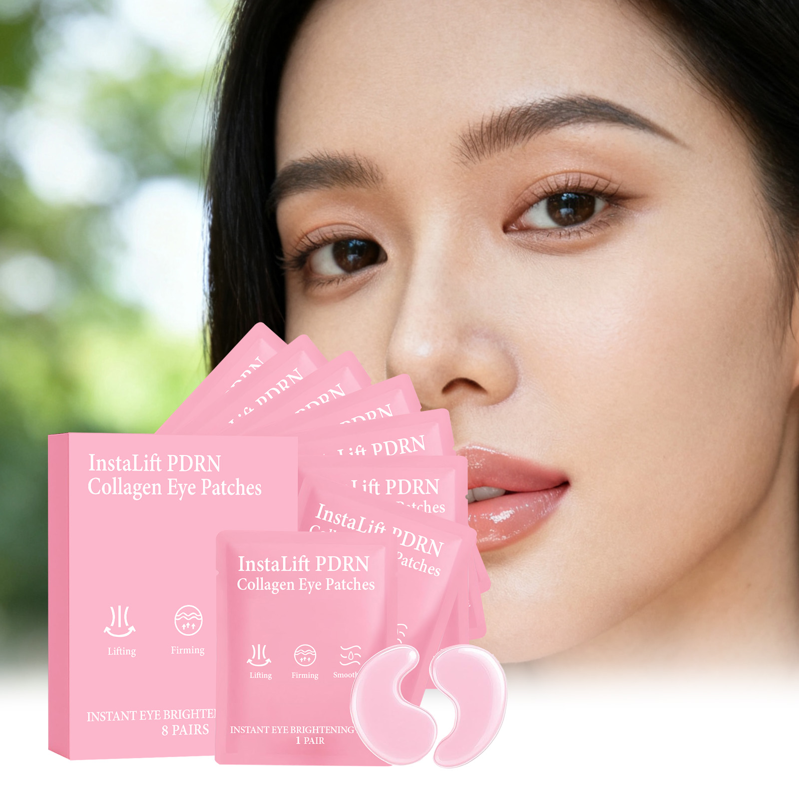 แผ่นมาส์กใต้ตา Instalift PDRN  - Collagen Under Eye Patches บทวิจารณ์และราคา