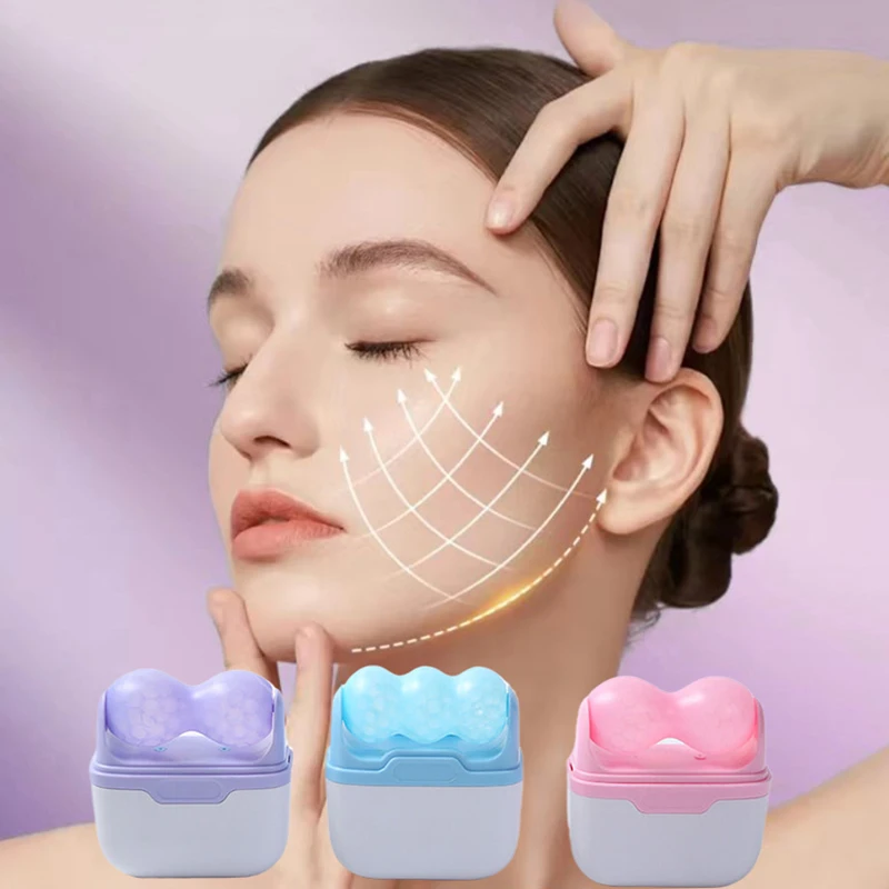ลูกกลิ้งน้ำแข็งสองหัวสำหรับใบห - Face Ice Roller Puffiness บทวิจารณ์และราคา