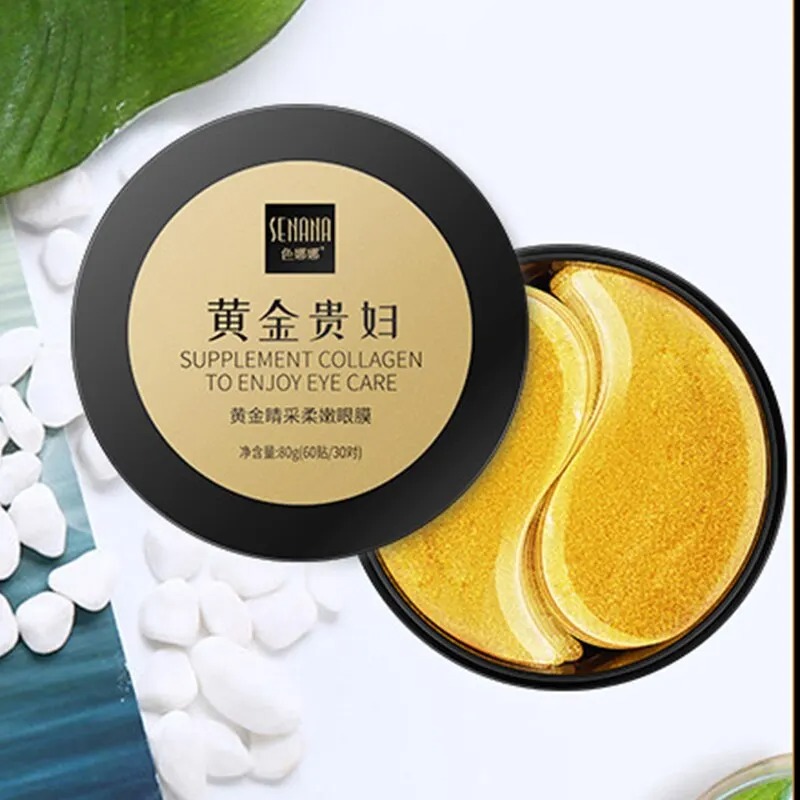 60pcs Golden Moisturizing Eye  - Collagen Under Eye Patches บทวิจารณ์และราคา