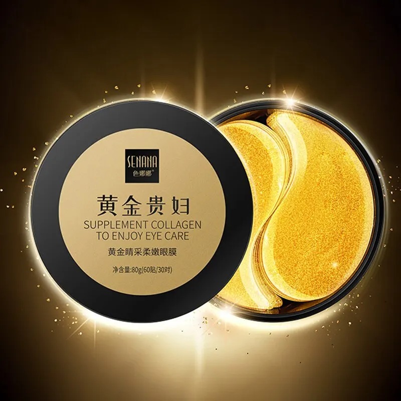 60pcs Golden Moisturizing Eye  - Collagen Under Eye Patches บทวิจารณ์และราคา