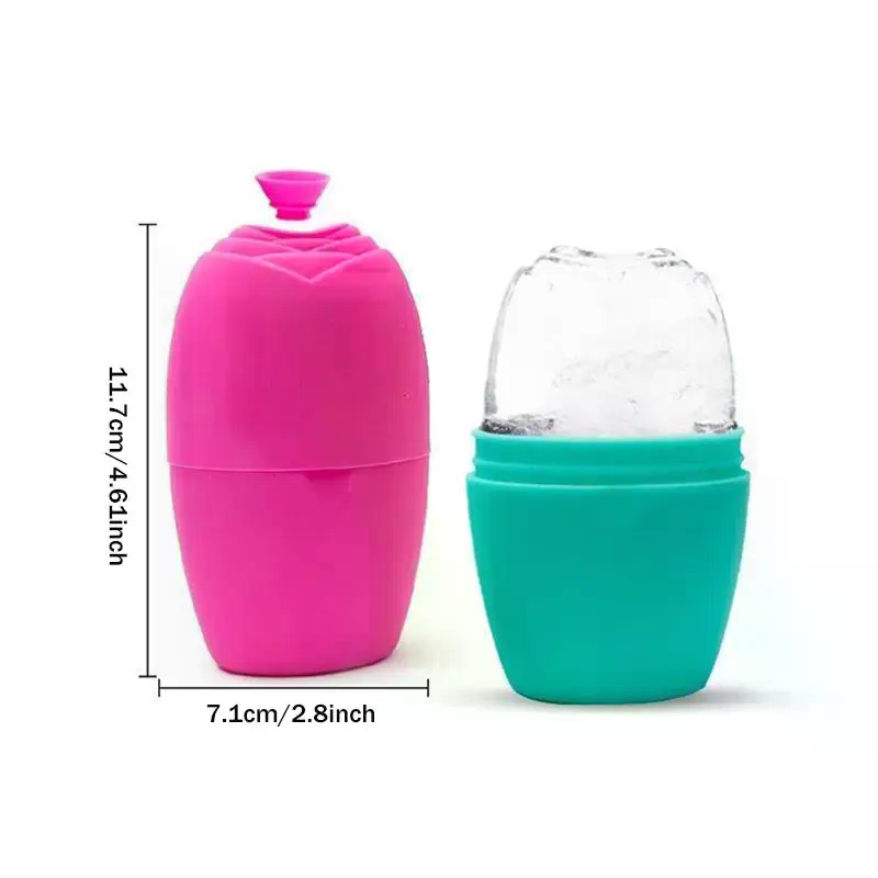 ลูกกลิ้งน้ำแข็งซิลิโคนสำหรับใบ - Face Ice Roller Puffiness บทวิจารณ์และราคา