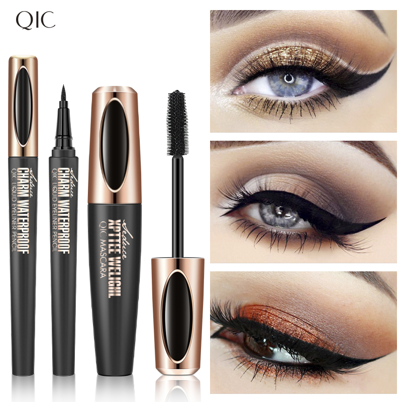 ดินสออายไลเนอร์ 4D มาสคาร่ากัน - Waterproof Liquid Eyeliner Pen บทวิจารณ์และราคา