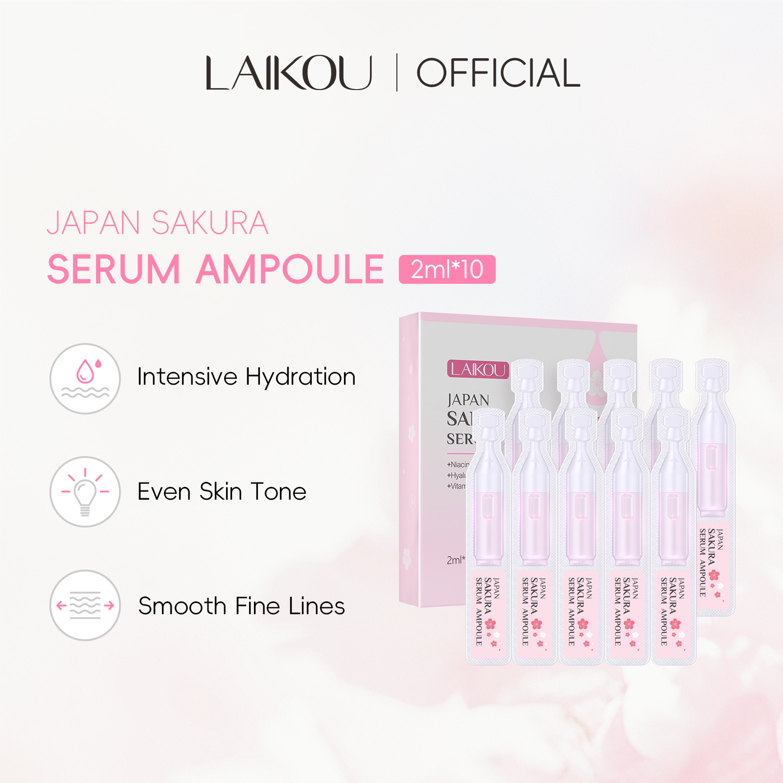 เซรั่มบำรุงผิวหน้าซากุระ 10 ชิ - Niacinamide Pore Shrinking Essence บทวิจารณ์และราคา