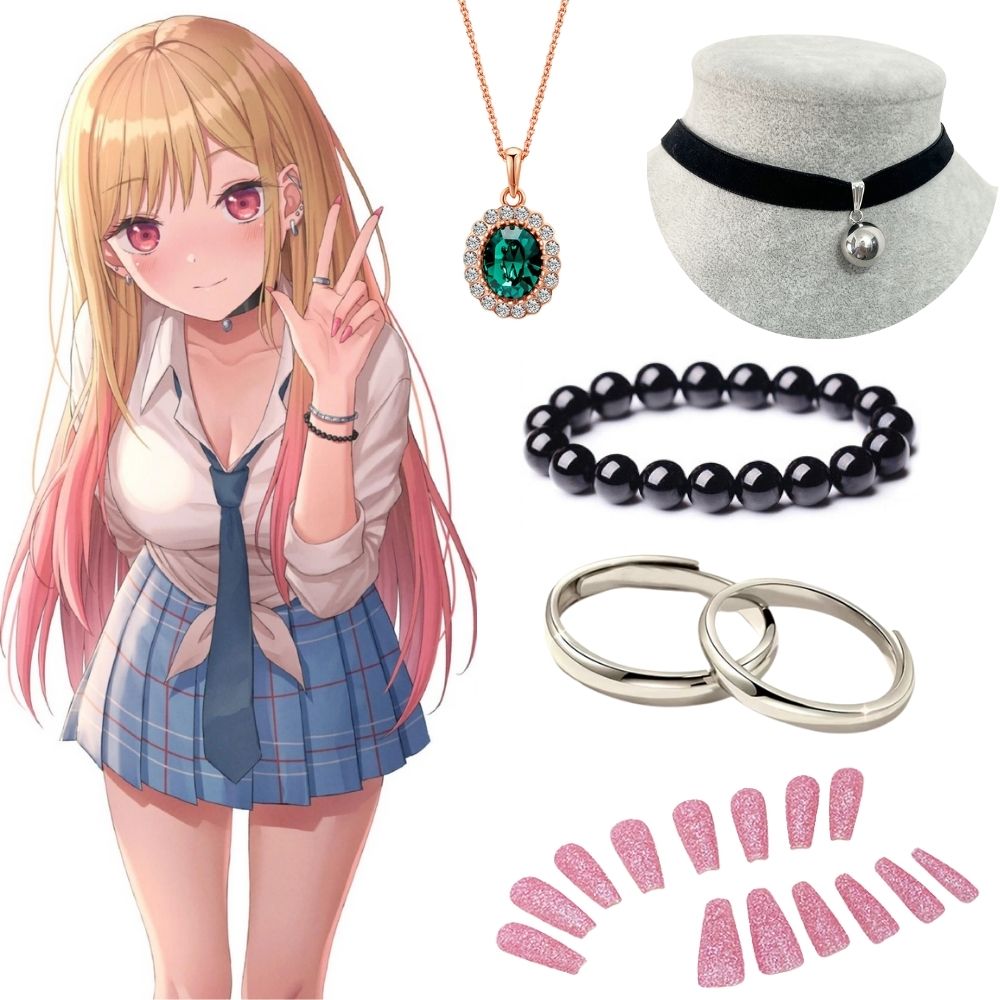 ต่างหู สร้อยคอ คิตากาวะ มาริน  - Nail Art บทวิจารณ์และราคา